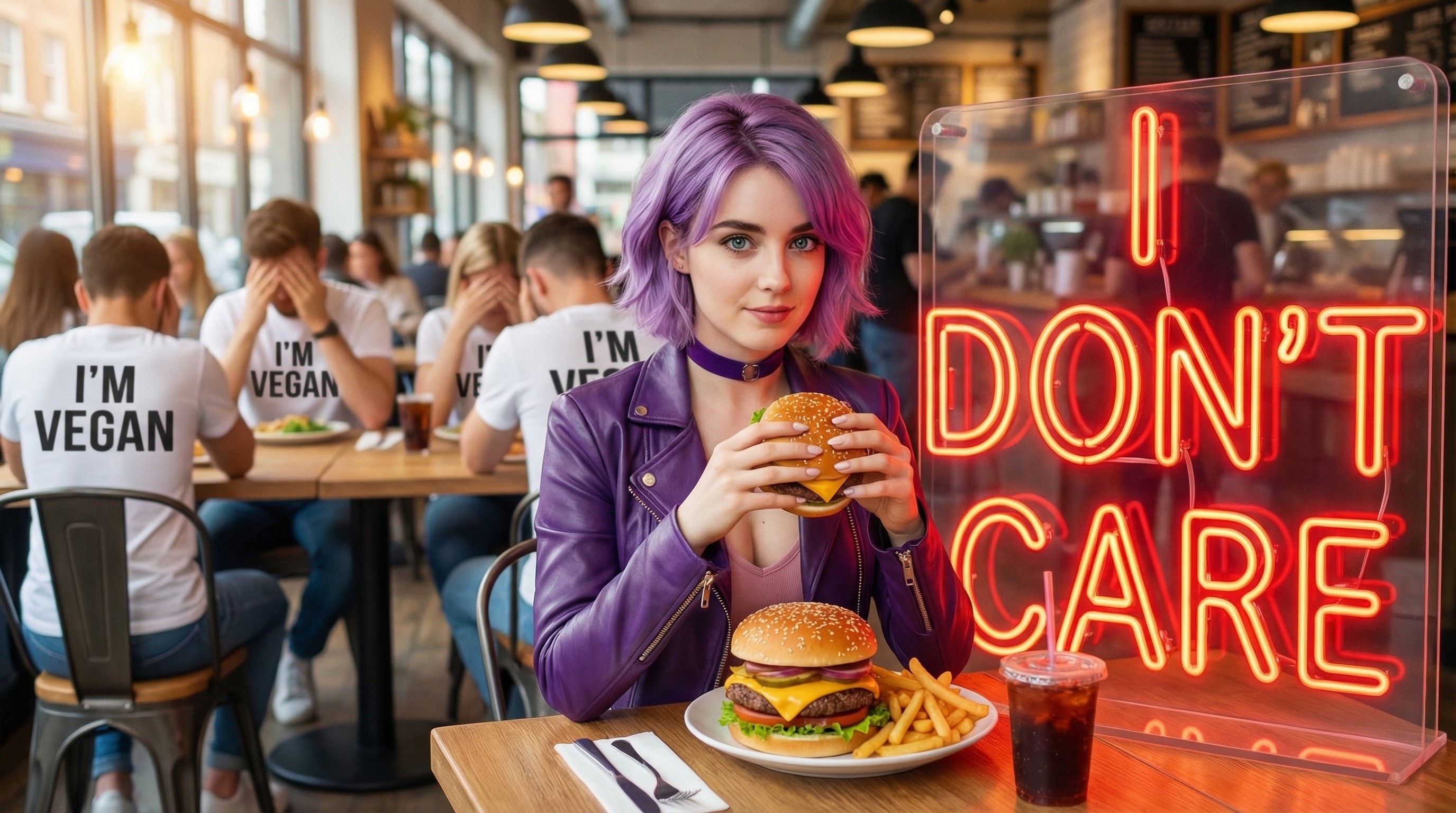 i don't care that you're vegan