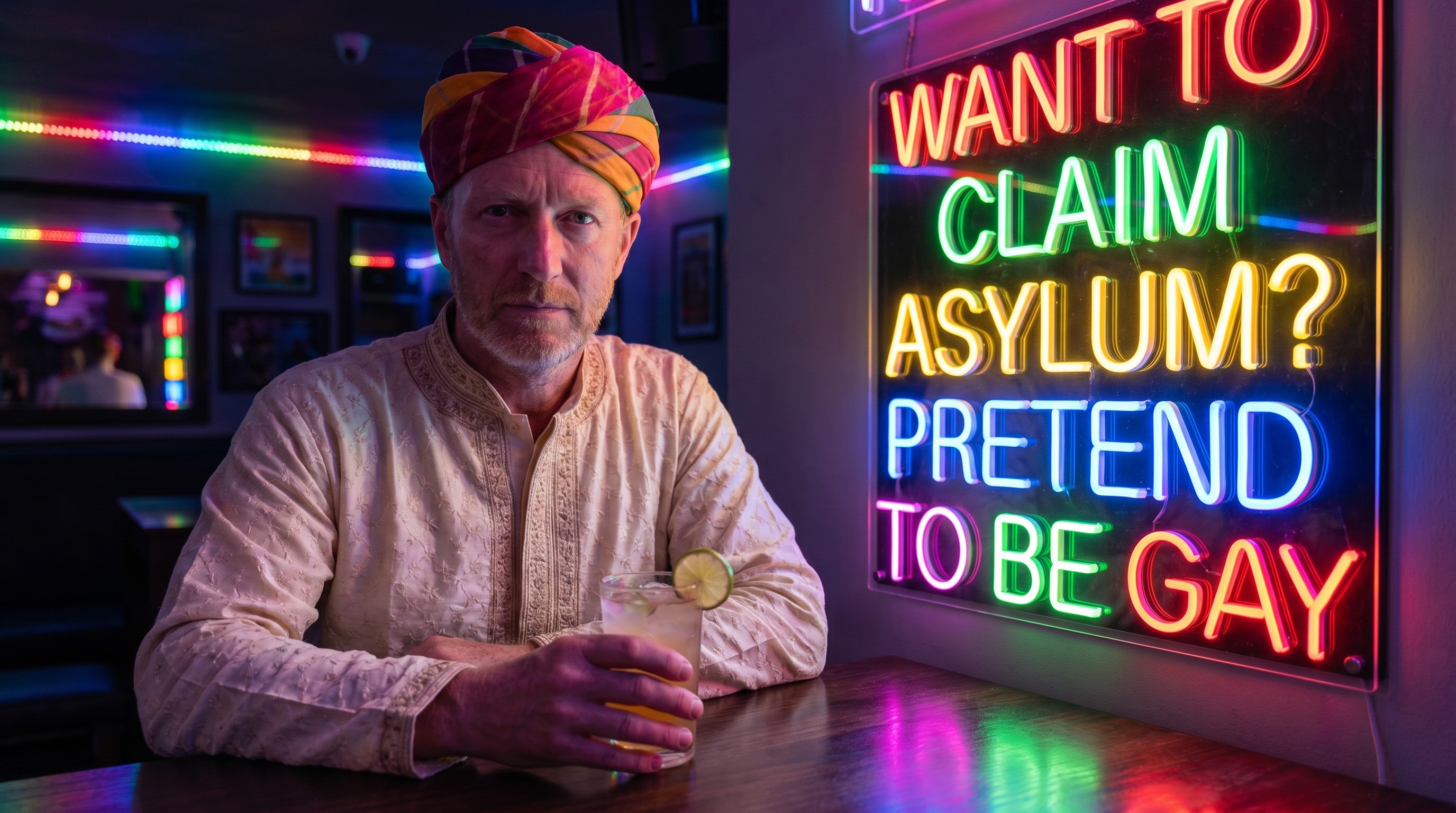 want to claim asylum? pretend to be gay!