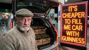it's cheaper to fill me car with guinness