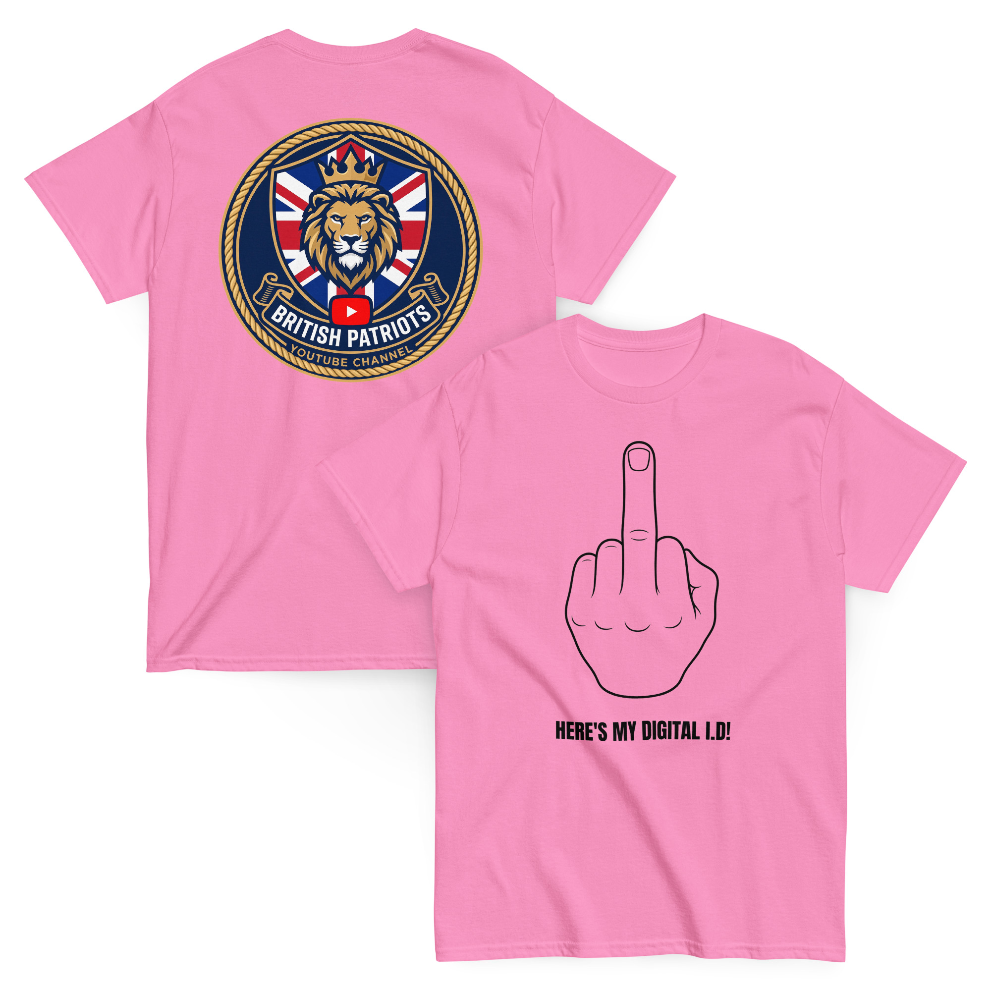 Here's My Digital I.D! unisex classic tee - Image 5