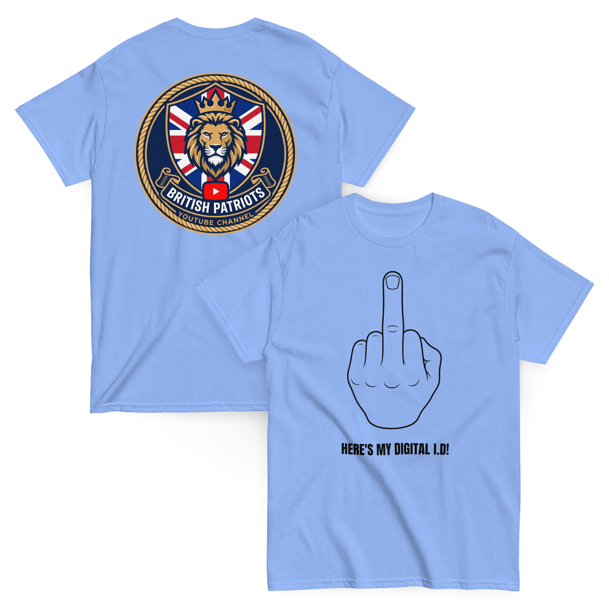 Here's My Digital I.D! unisex classic tee - Image 6