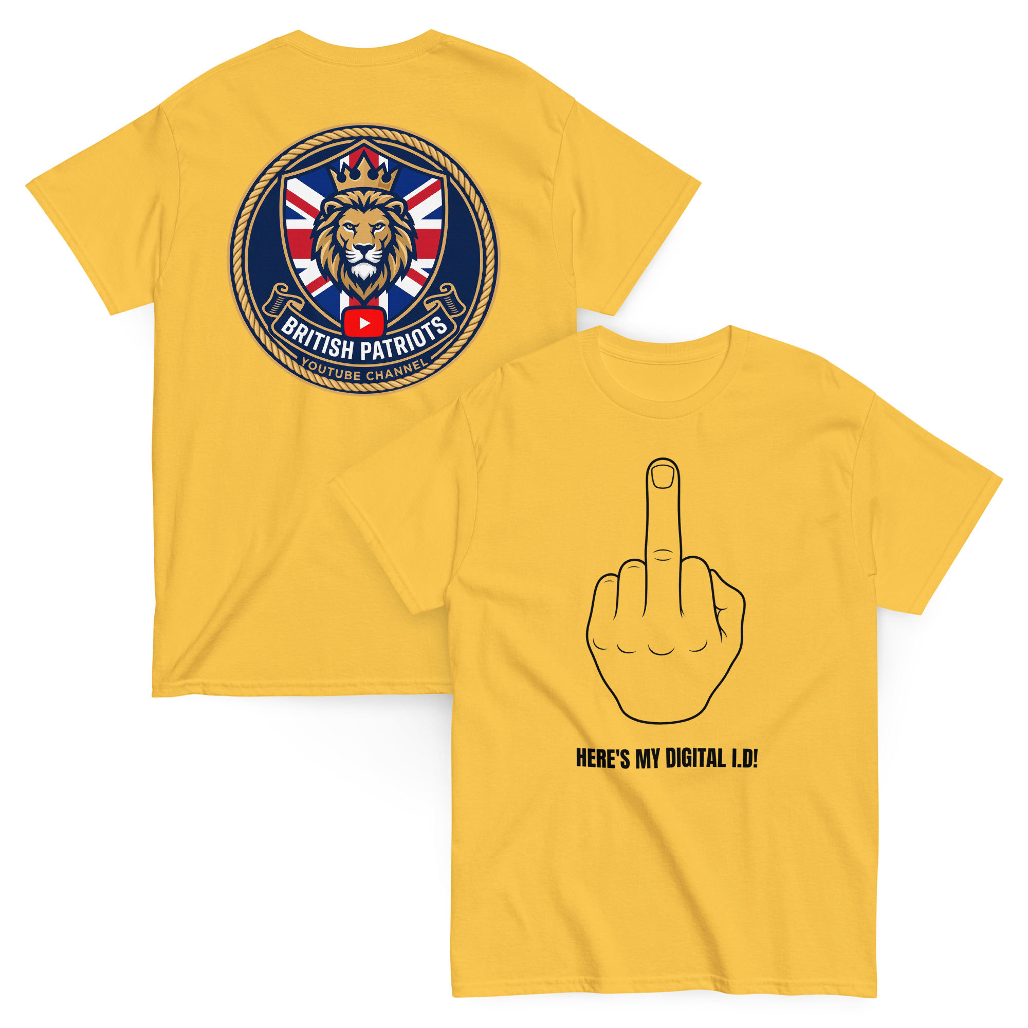 Here's My Digital I.D! unisex classic tee - Image 8