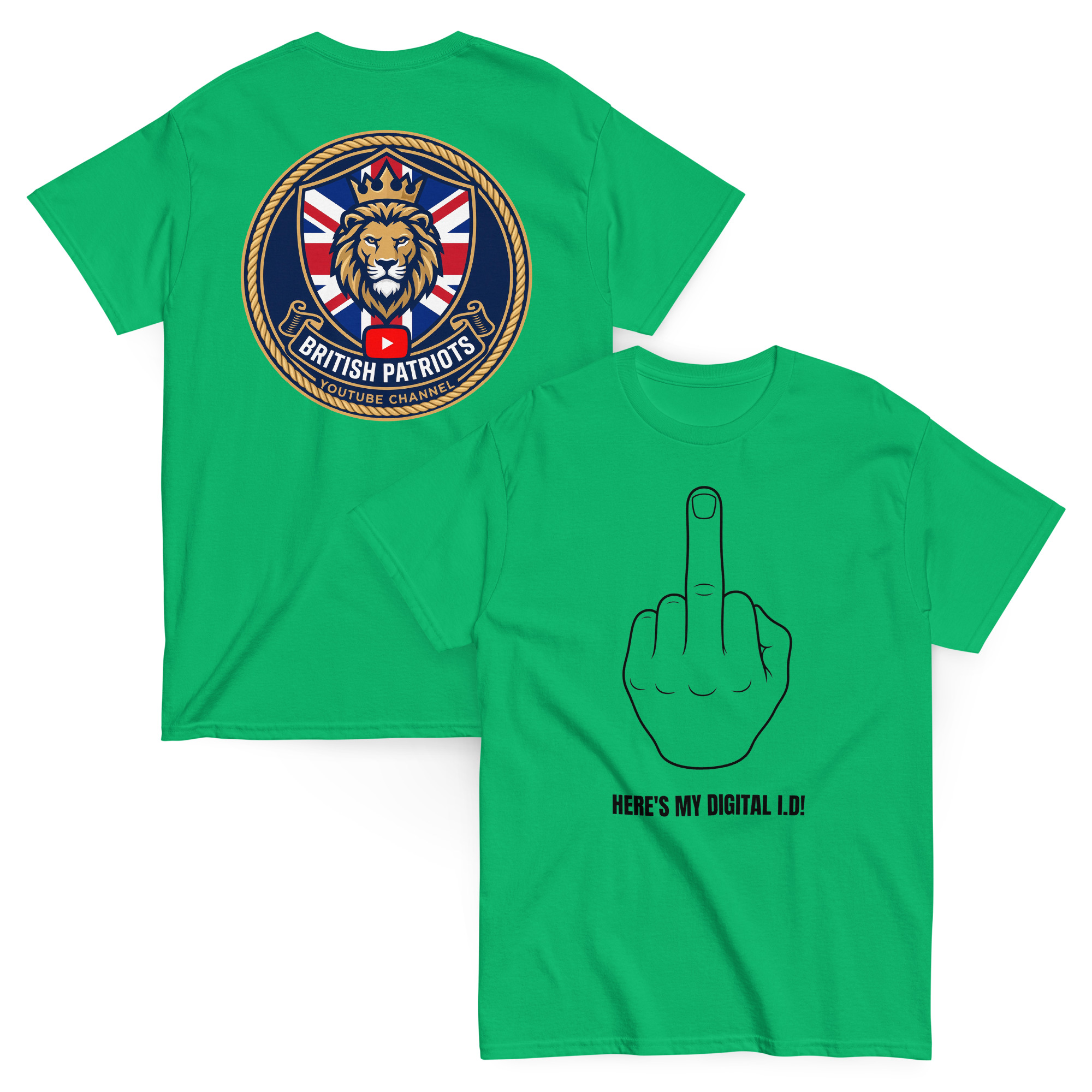 Here's My Digital I.D! unisex classic tee - Image 4