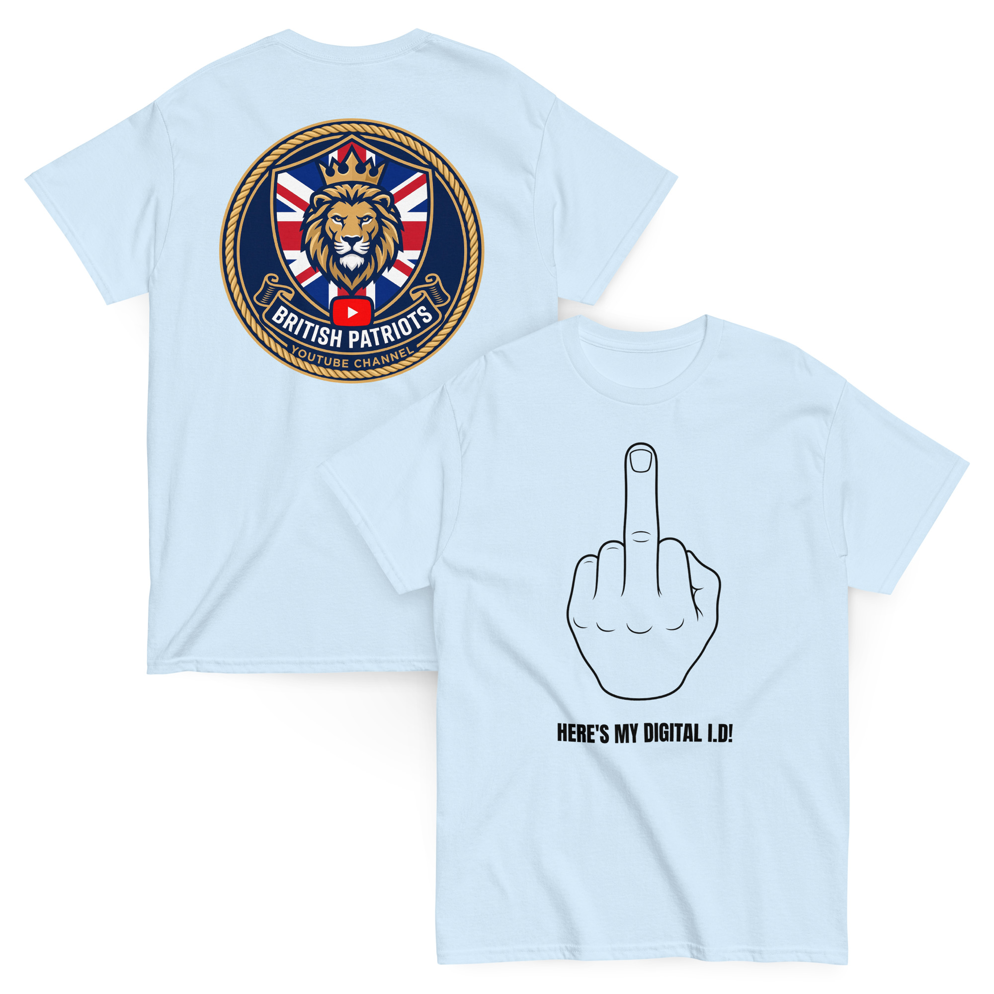 Here's My Digital I.D! unisex classic tee - Image 11