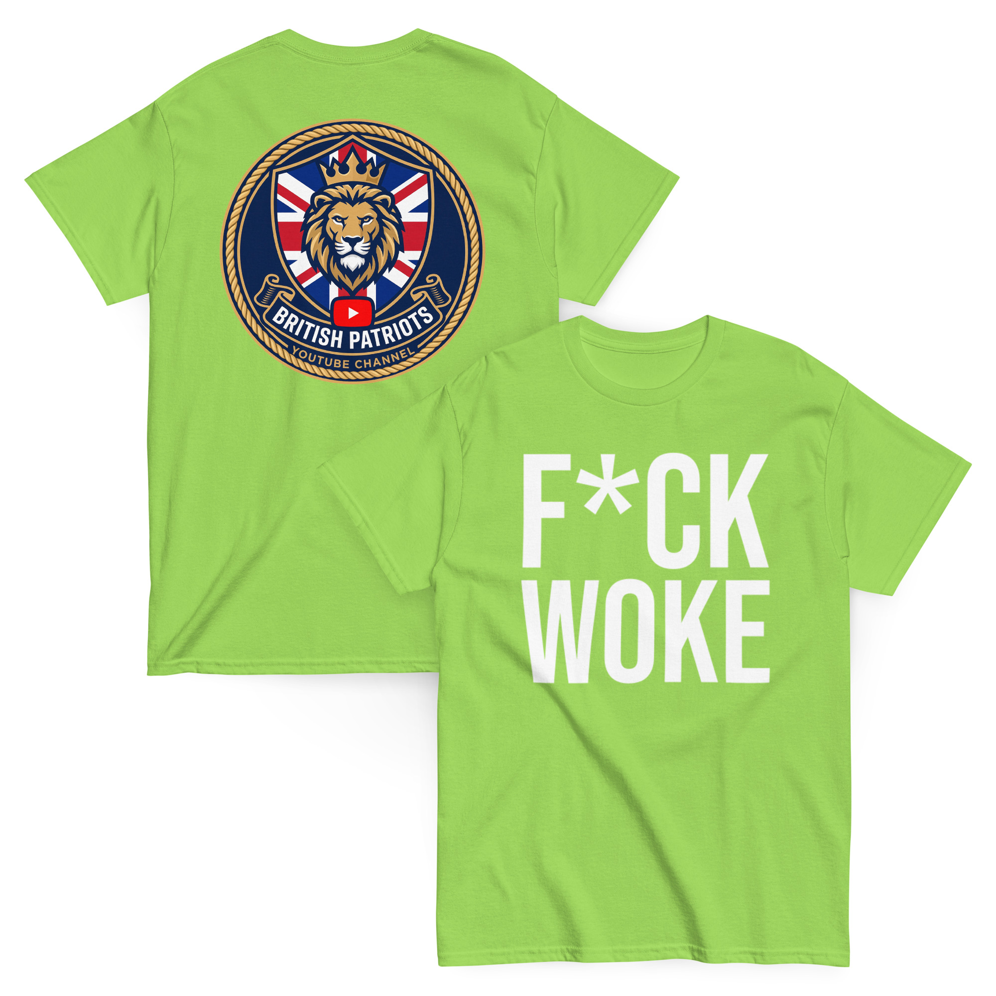 F*CK WOKE unisex classic tee - Image 12