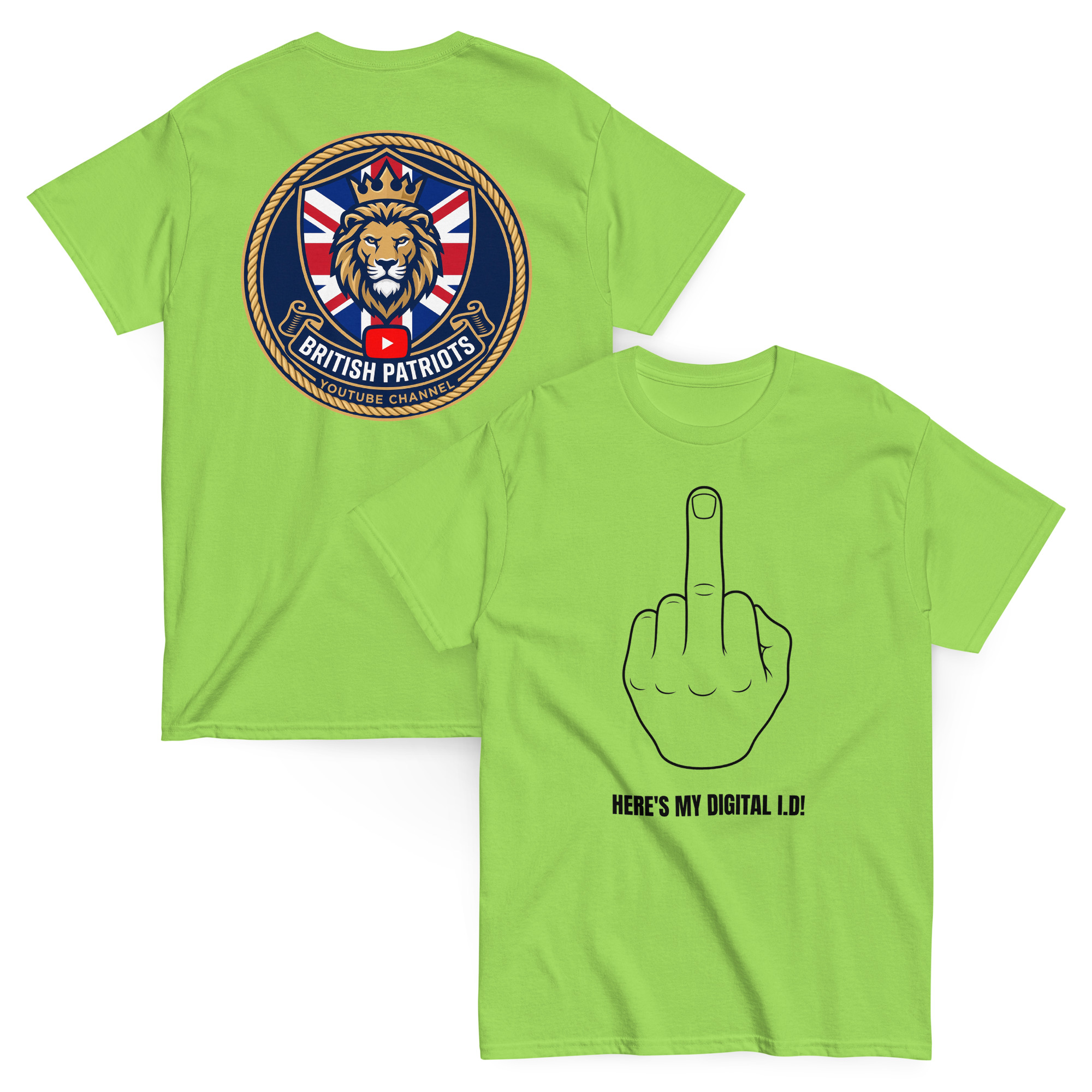 Here's My Digital I.D! unisex classic tee - Image 7