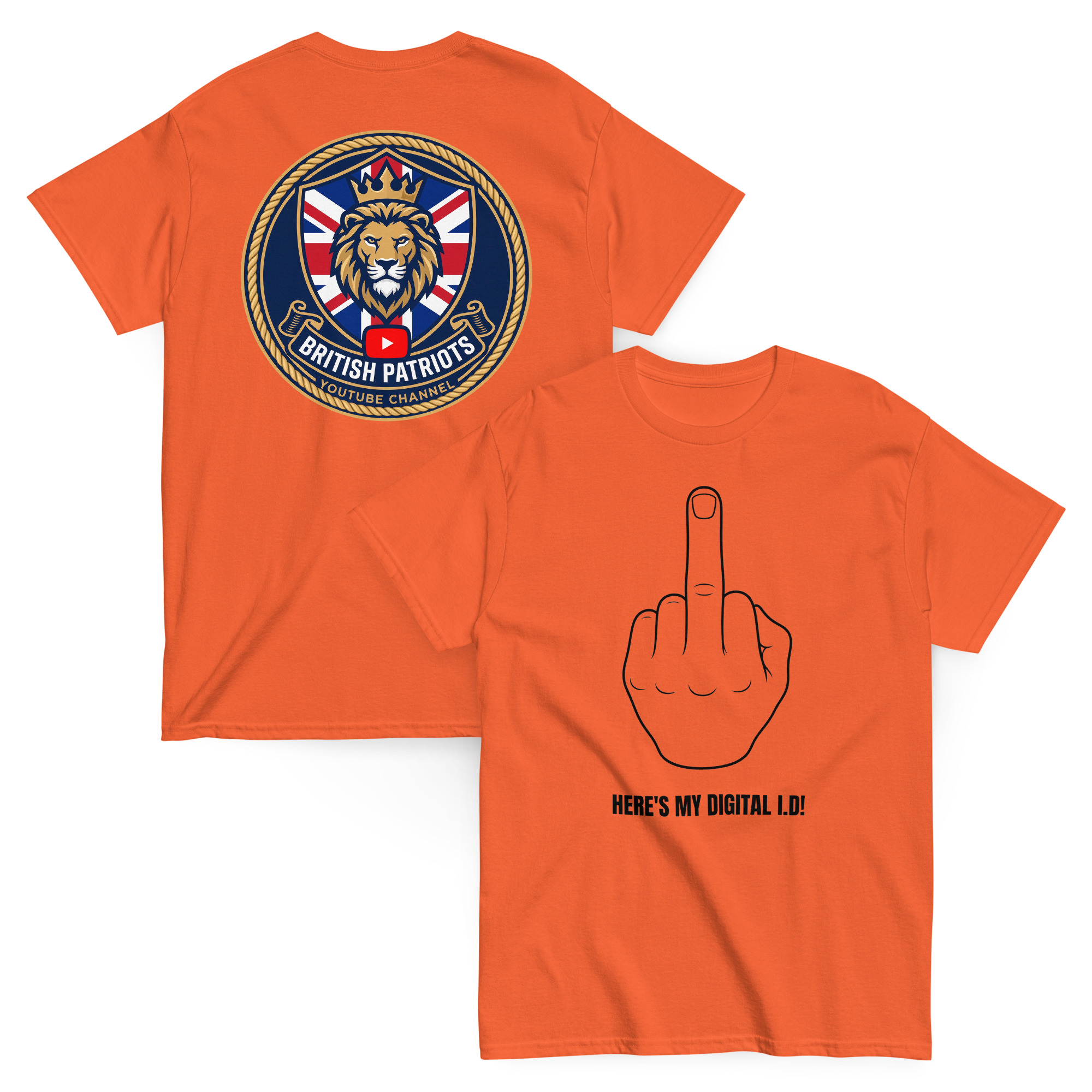 Here's My Digital I.D! unisex classic tee - Image 2