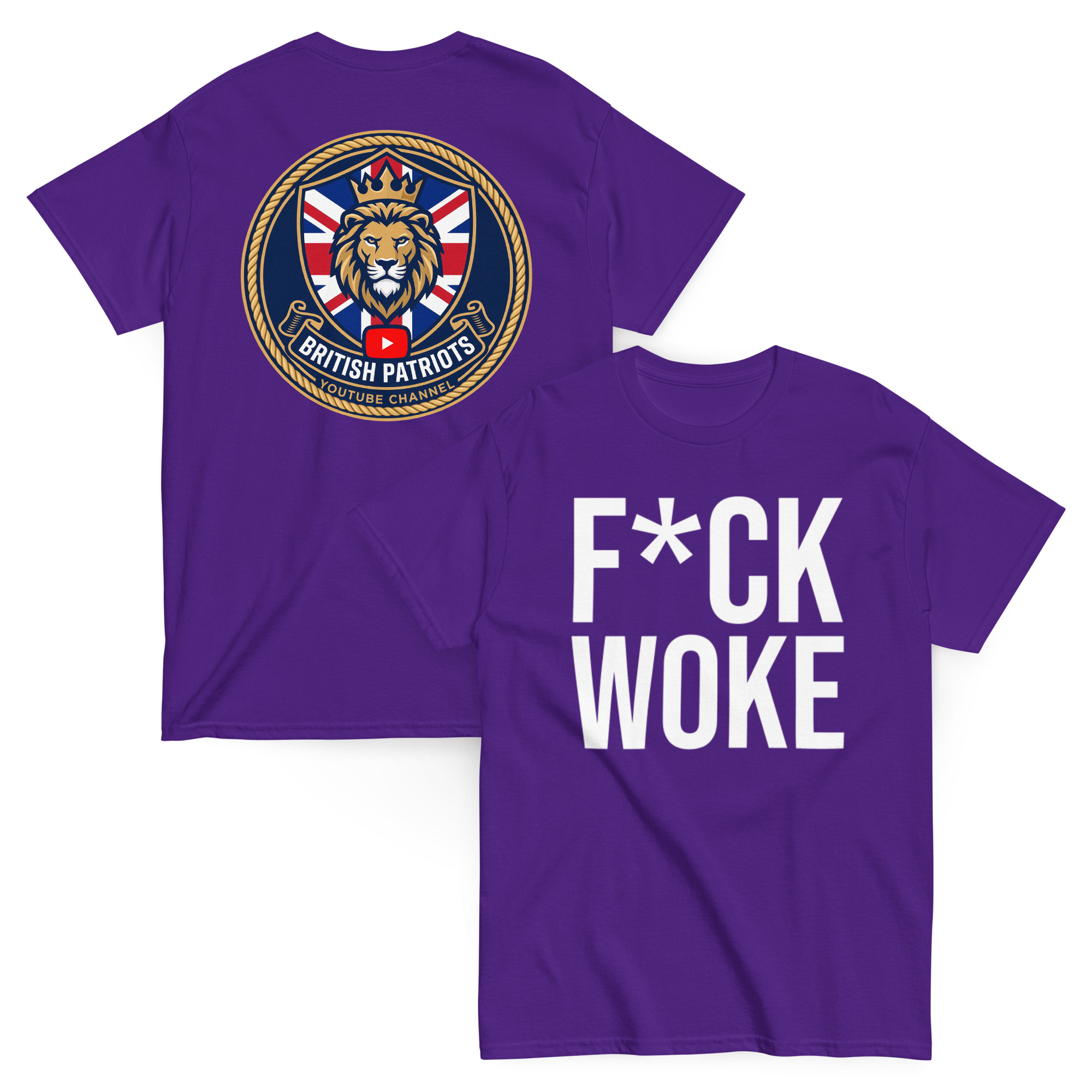 F*CK WOKE unisex classic tee - Image 4