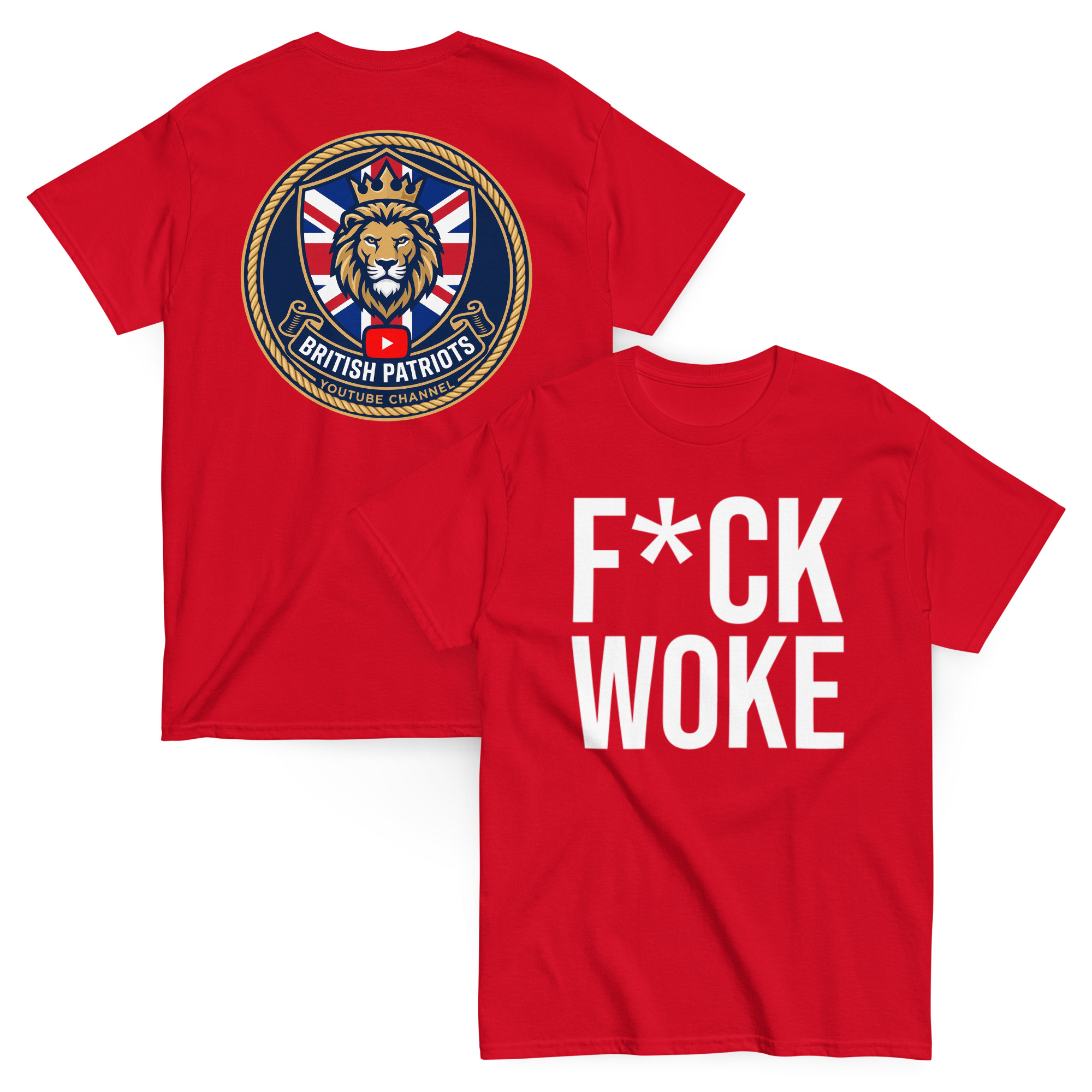 F*CK WOKE unisex classic tee - Image 5