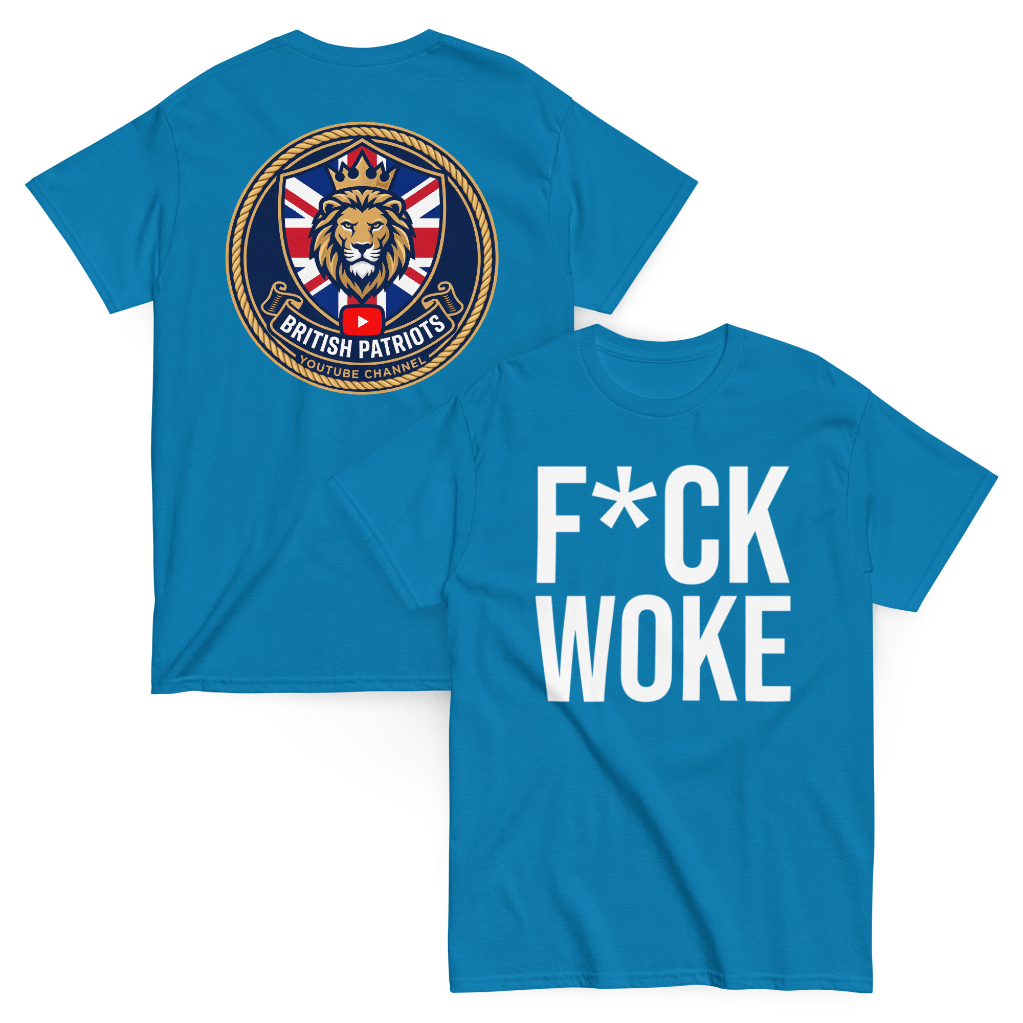 F*CK WOKE unisex classic tee - Image 7