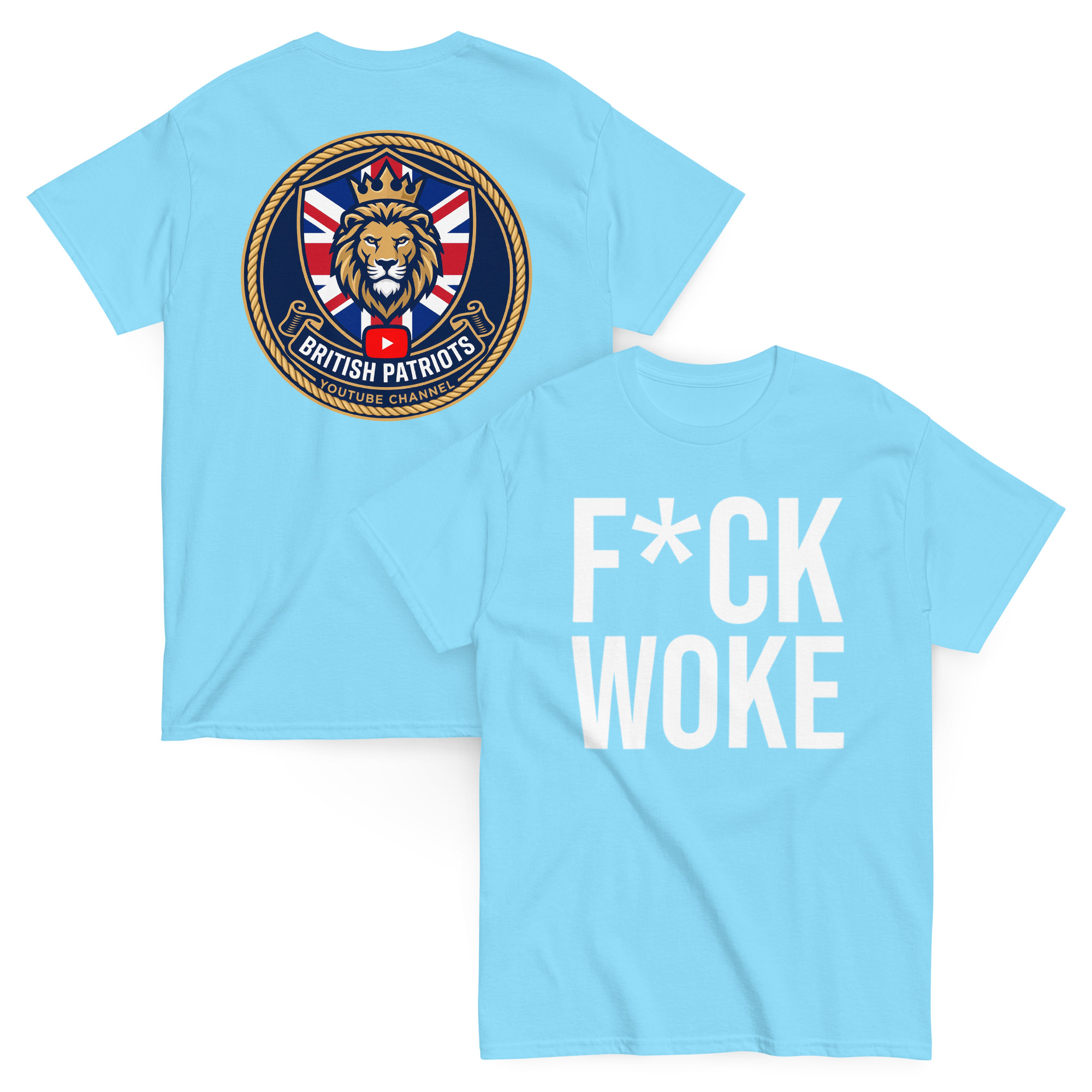 F*CK WOKE unisex classic tee - Image 14
