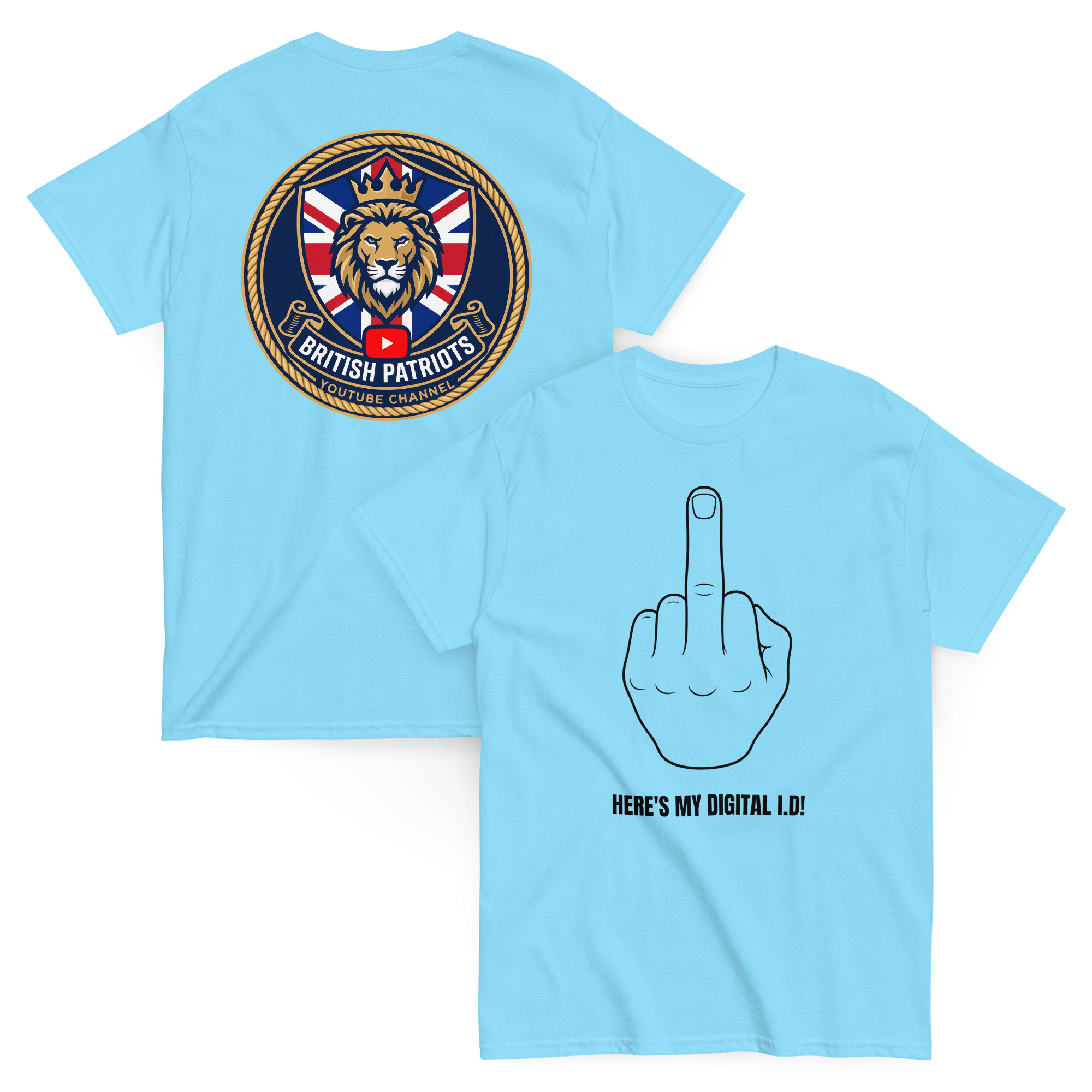 Here's My Digital I.D! unisex classic tee - Image 9