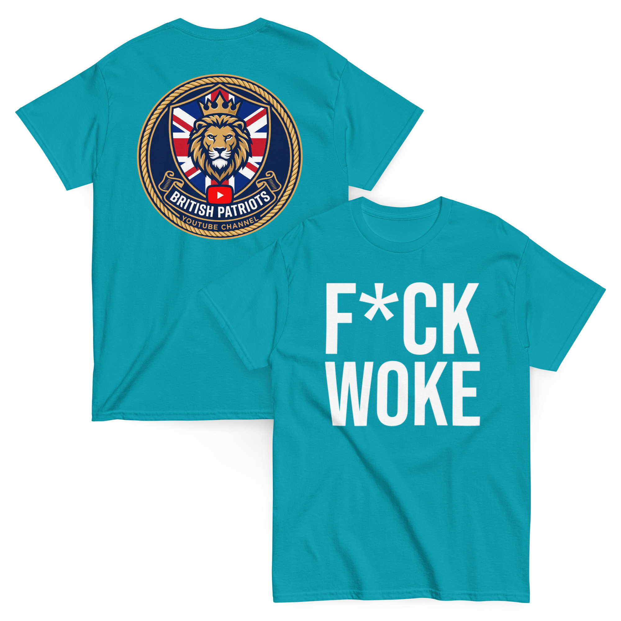 F*CK WOKE unisex classic tee - Image 9
