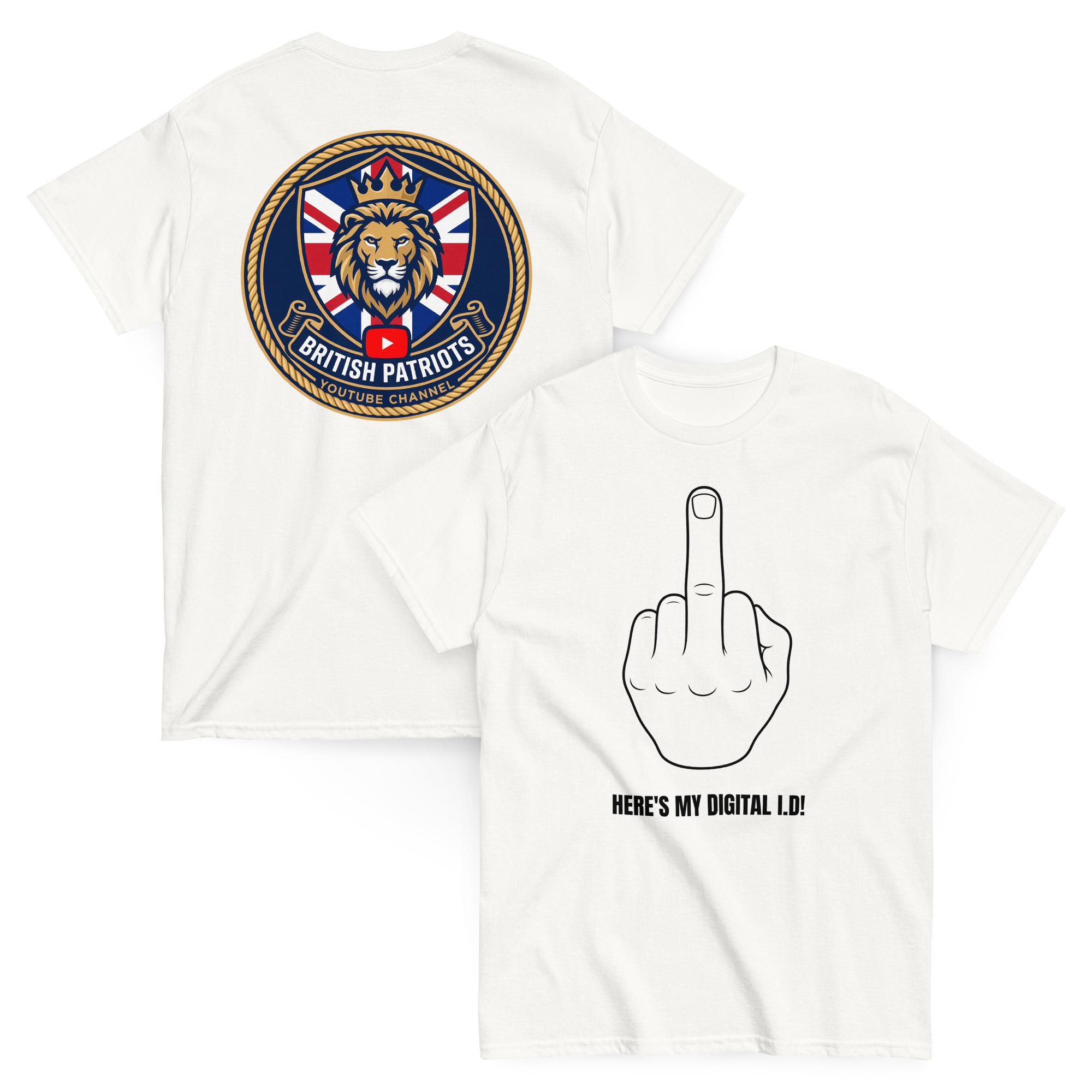 Here's My Digital I.D! unisex classic tee - Image 12