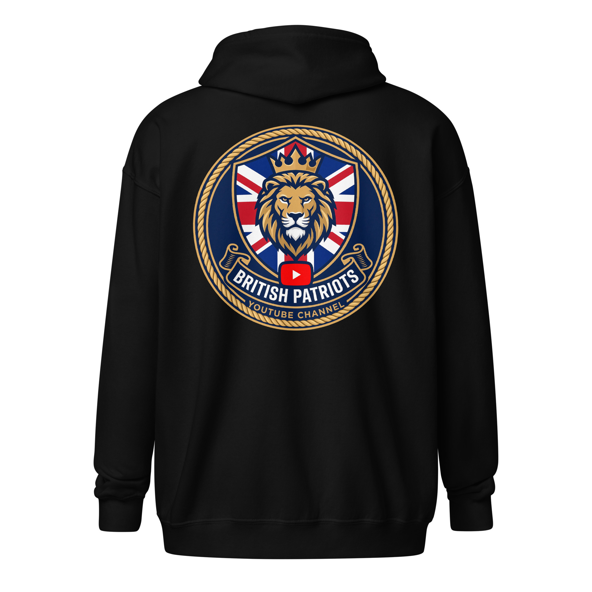 British Patriots unisex heavy blend zip hoodie - Image 2