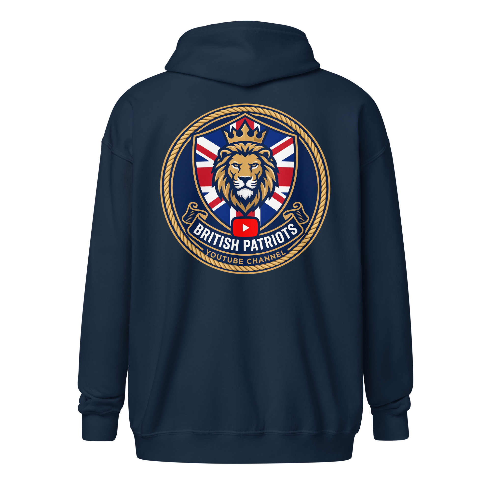 British Patriots unisex heavy blend zip hoodie - Image 3