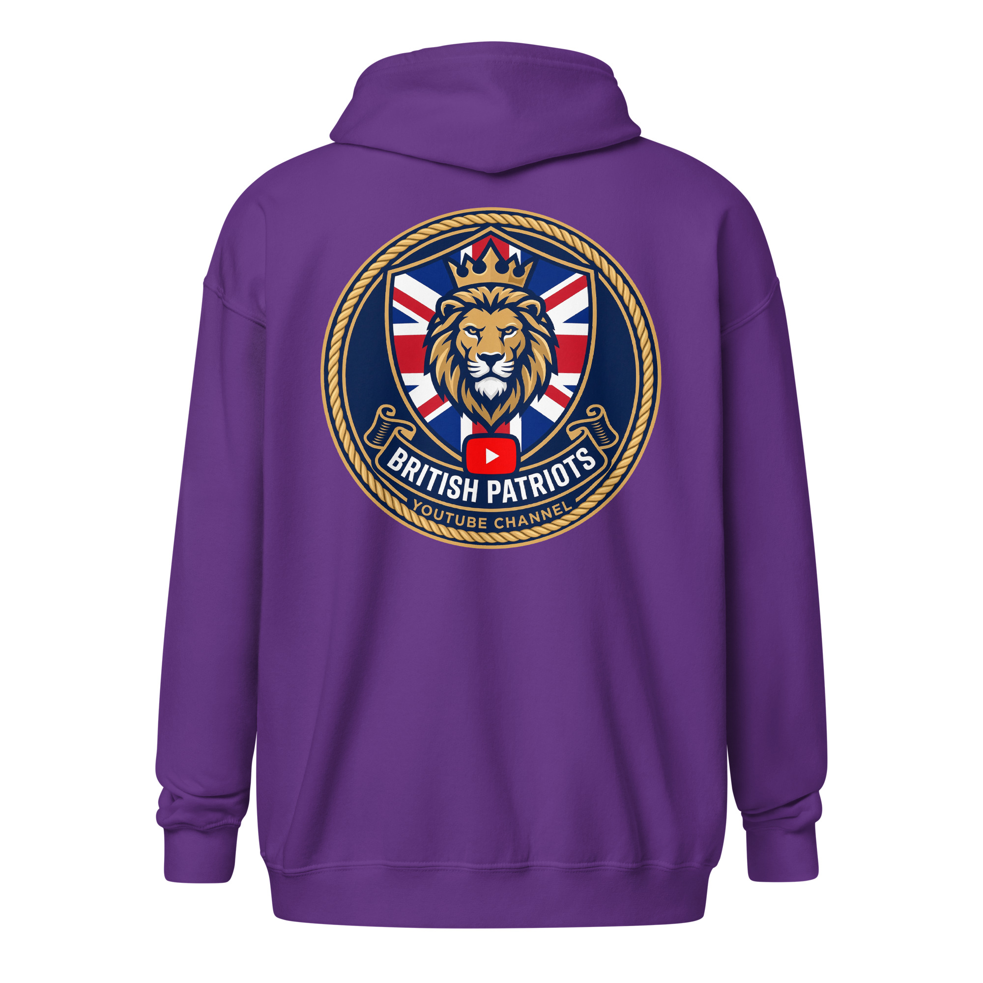British Patriots unisex heavy blend zip hoodie - Image 5