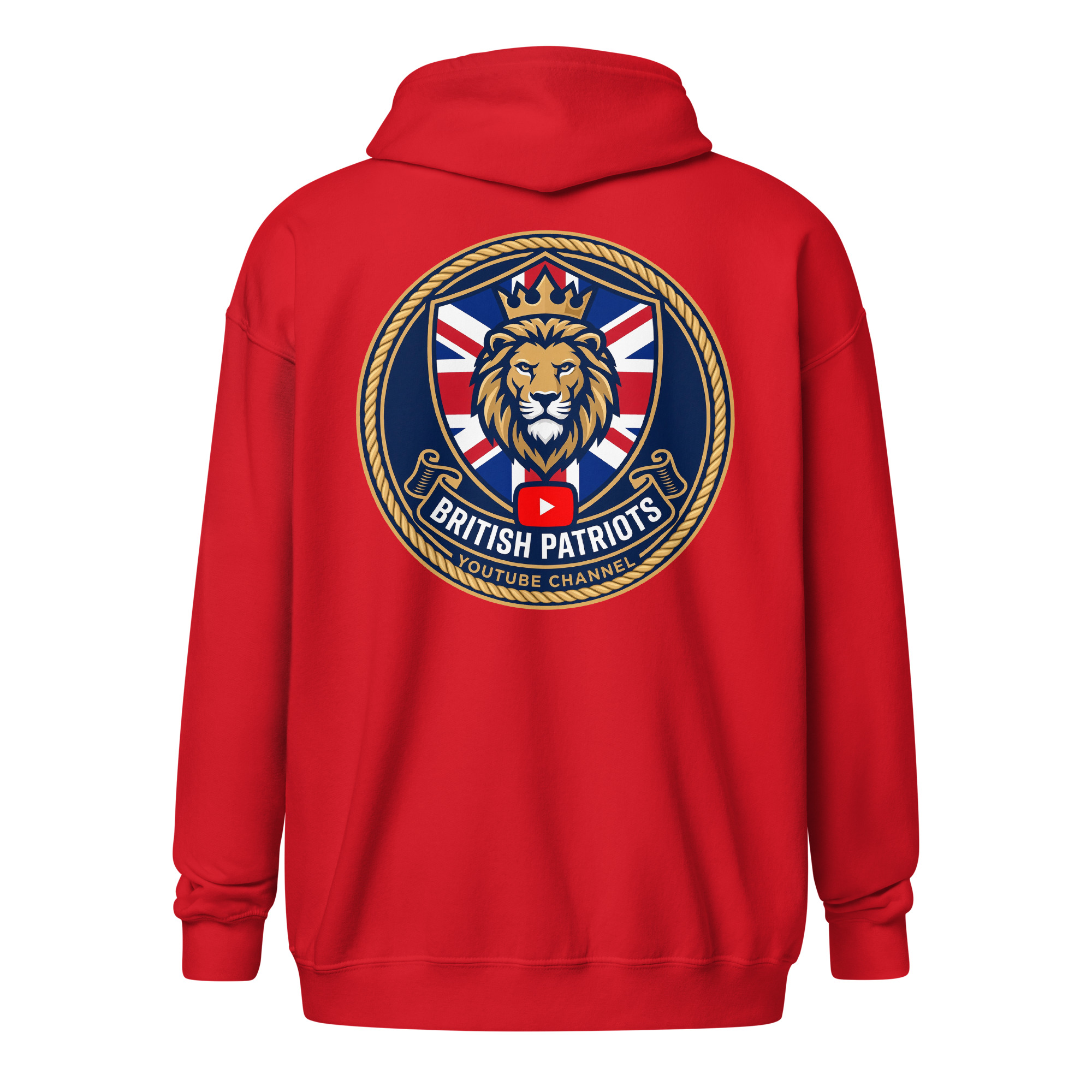 British Patriots unisex heavy blend zip hoodie - Image 4