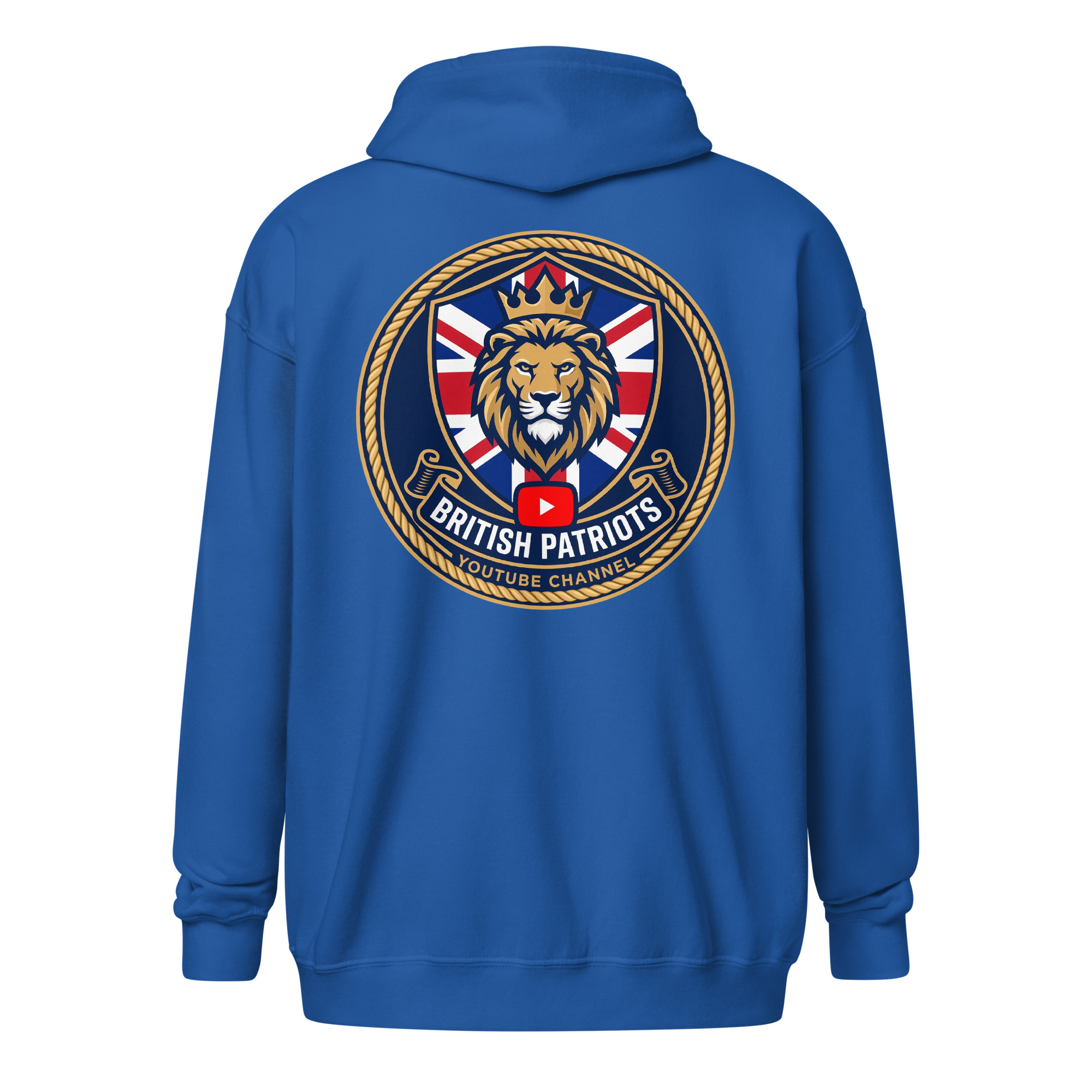 British Patriots unisex heavy blend zip hoodie - Image 6