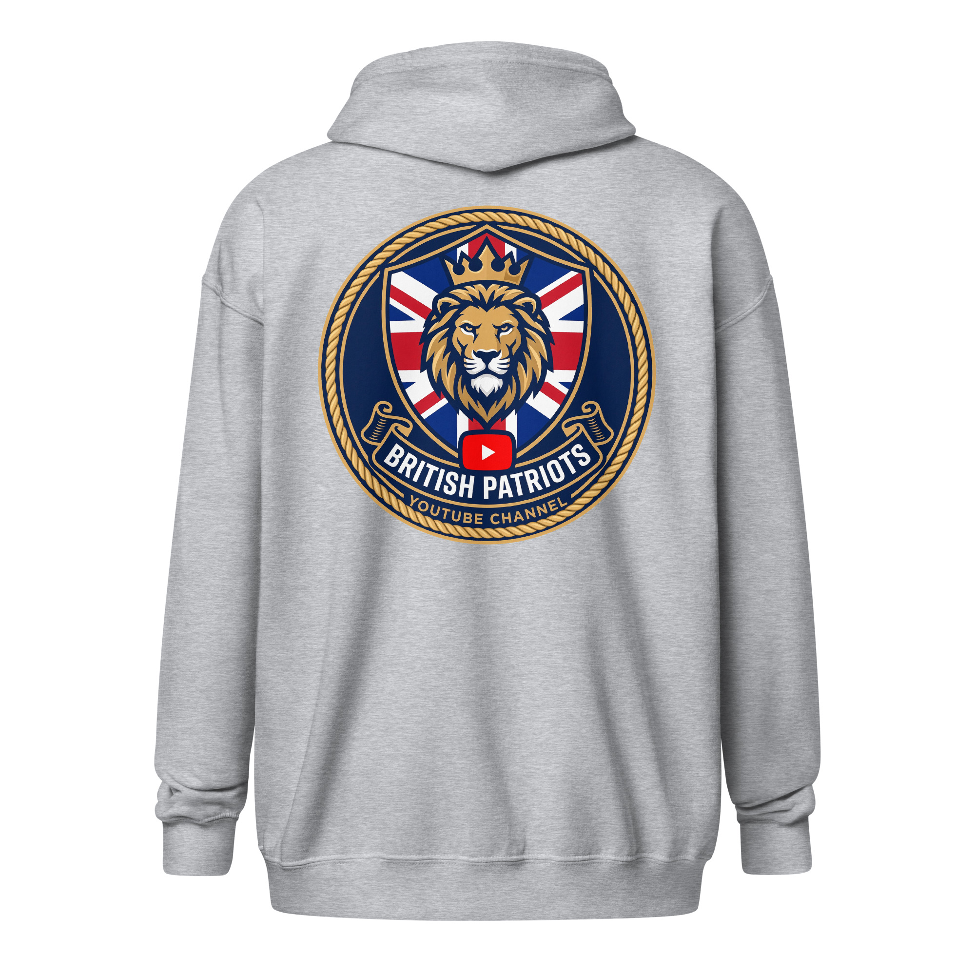British Patriots unisex heavy blend zip hoodie - Image 8
