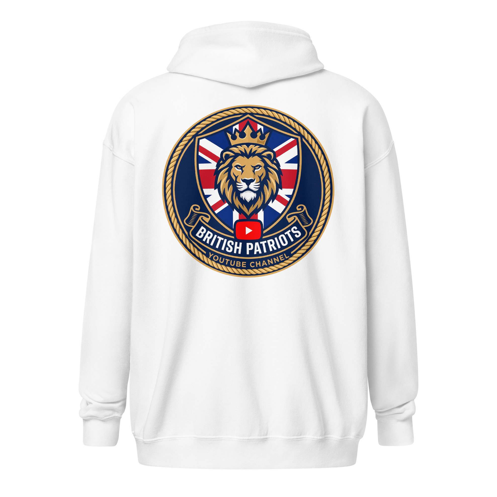 British Patriots unisex heavy blend zip hoodie - Image 9